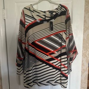 Alfani gorgeous top Size 1X new with tag